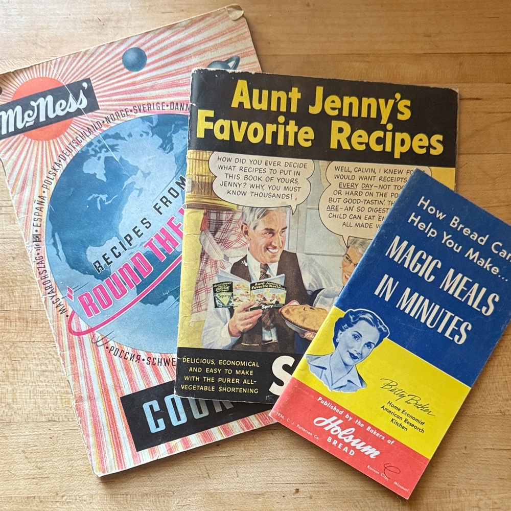 Vintage Recipe Book Collection